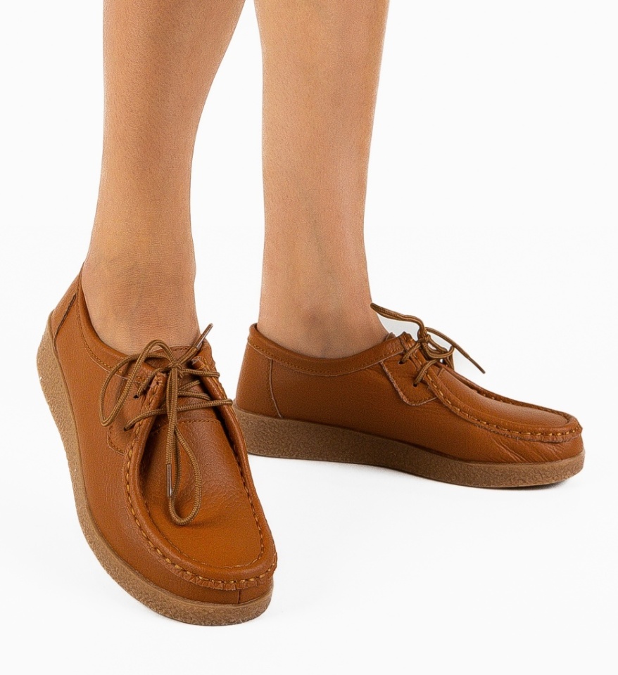 Pantofi Casual Niko Camel - Img 9