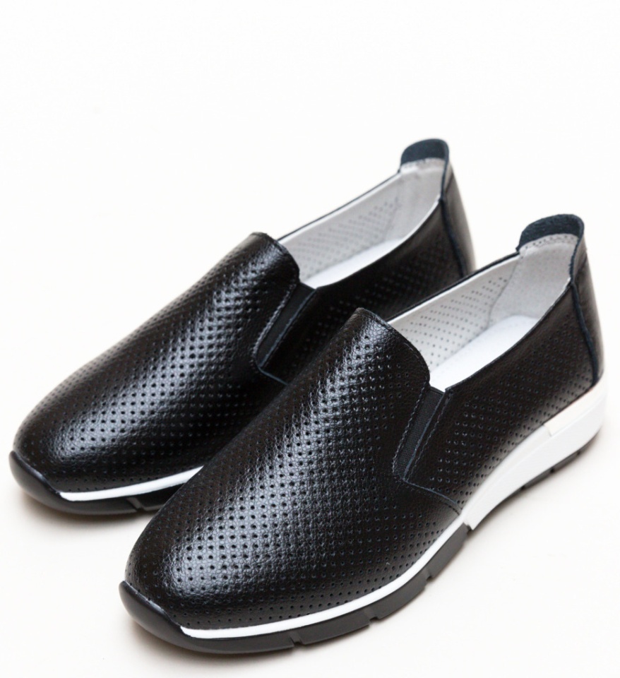 Pantofi Casual Pufine Negri - Img 13