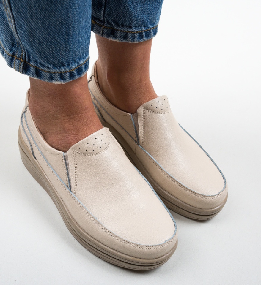 Pantofi Casual Rankin Bej - Img 7