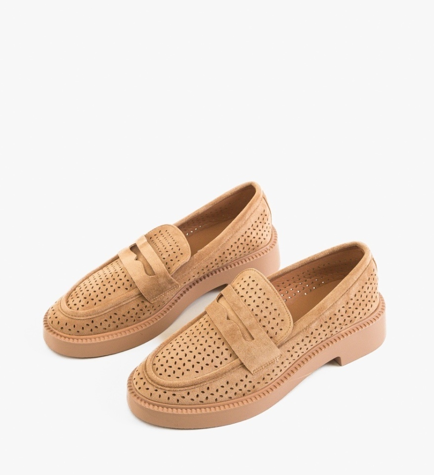 Pantofi Casual Rehid Khaki - Img 2