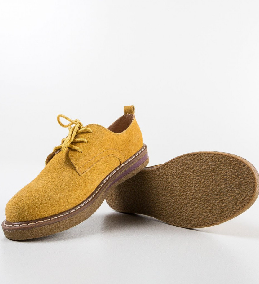 Pantofi Casual Romena Galbeni - Img 2
