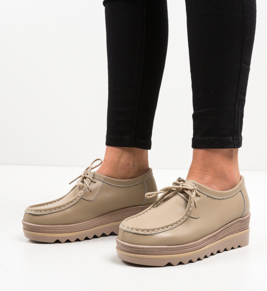 Pantofi Casual Sag Bej