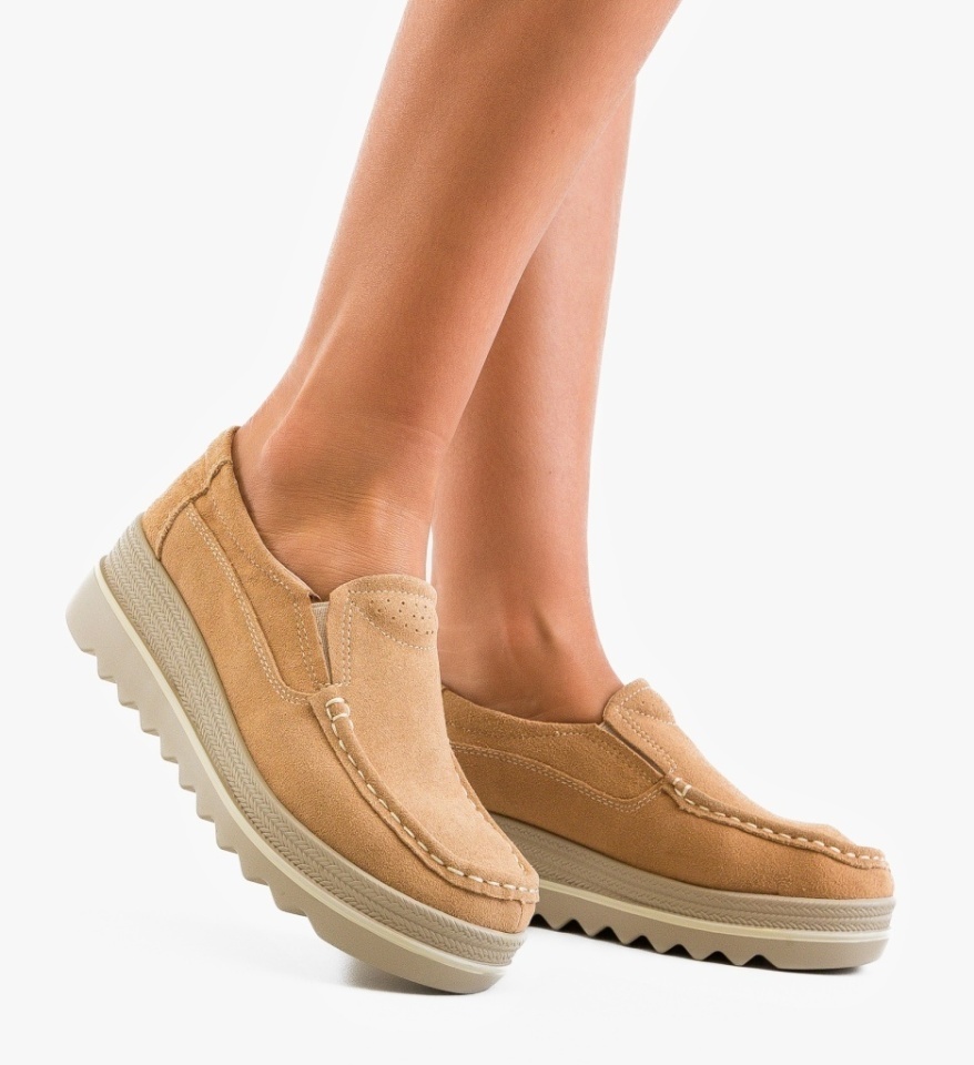 Pantofi Casual Smirno Bej 3 - Img 5