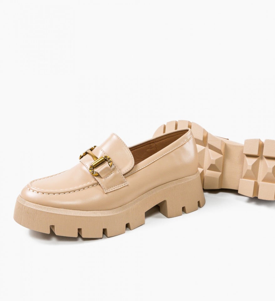 Pantofi Casual Spencer Bej - Img 5