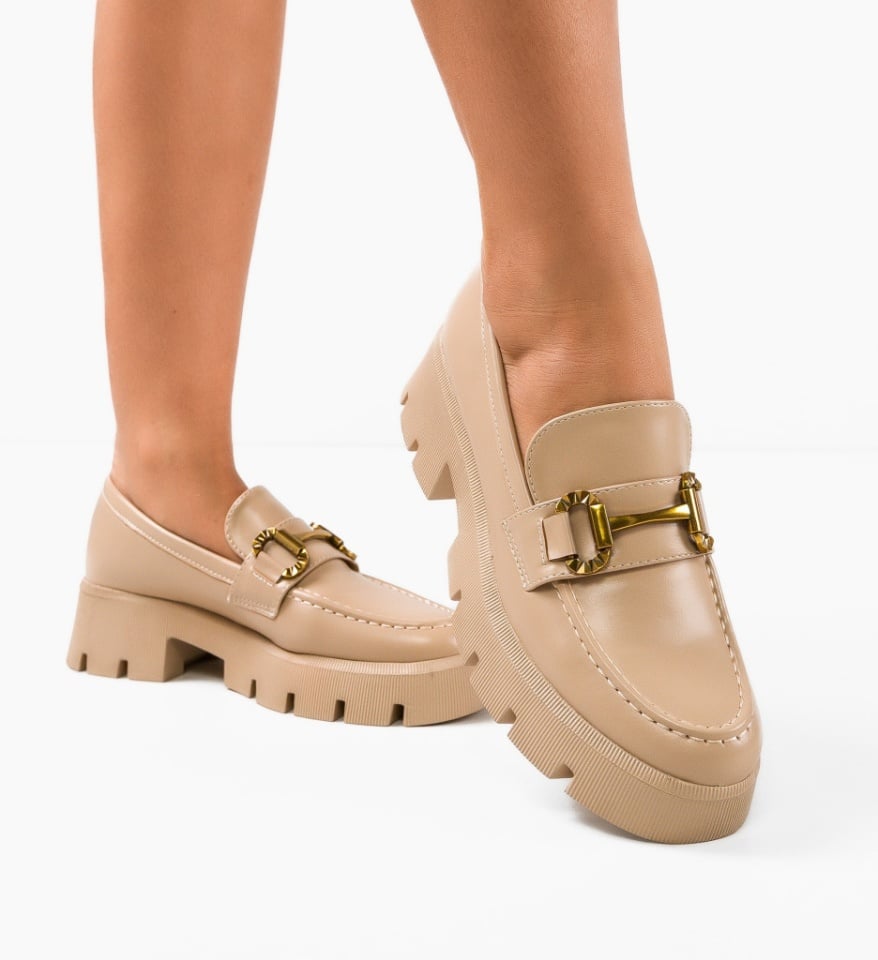 Pantofi Casual Spencer Bej - Img 6
