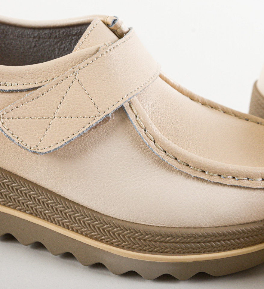 Pantofi Casual Straif Bej 2 - Img 4