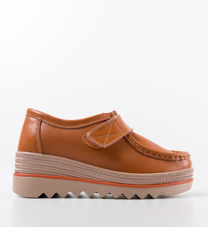 Pantofi Casual Straif Camel - Img 7