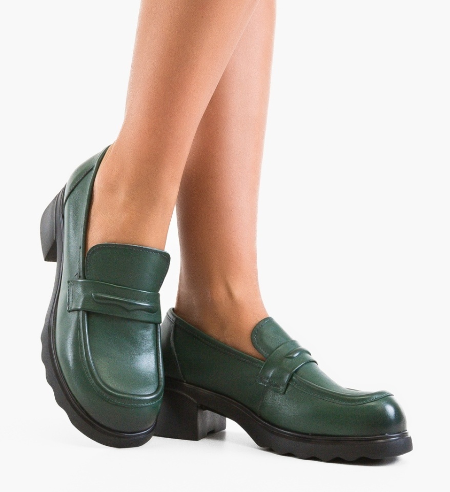 Pantofi Casual Tacud Verzi - Img 4