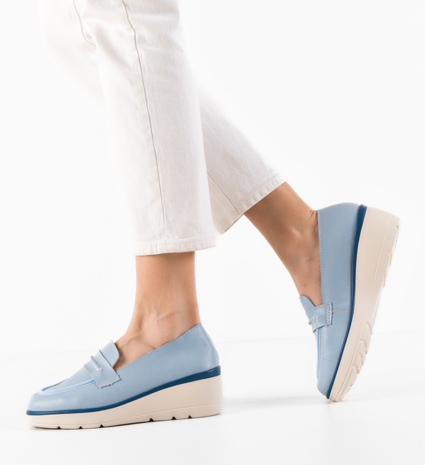 Pantofi Casual Teyana Albastri - Img 4