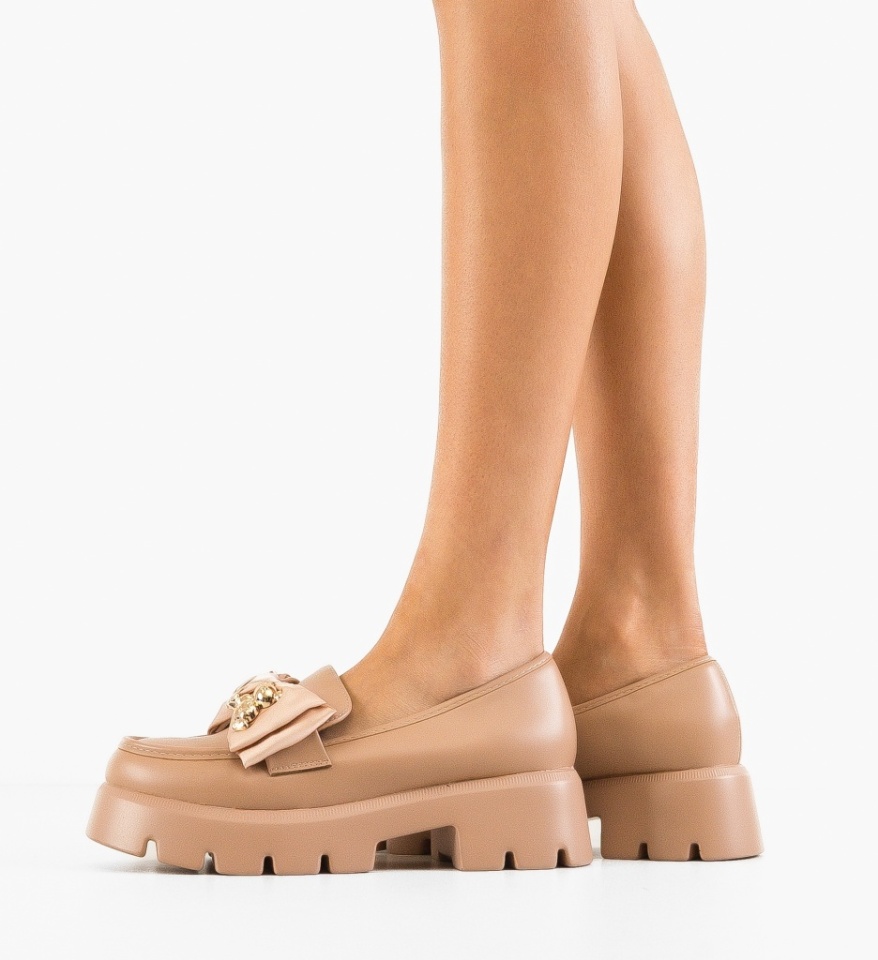 Pantofi casual Tianna Khaki - Img 7