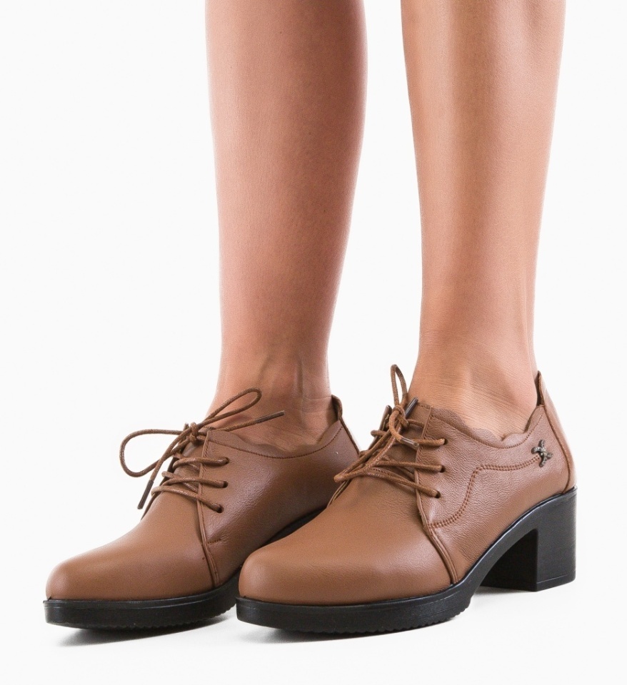 Pantofi Casual Tyborc Camel - Img 5