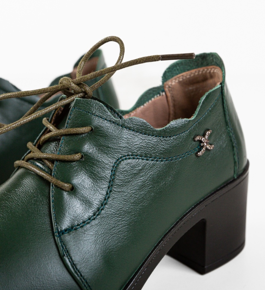 Pantofi Casual Tyborc Verzi - Img 4