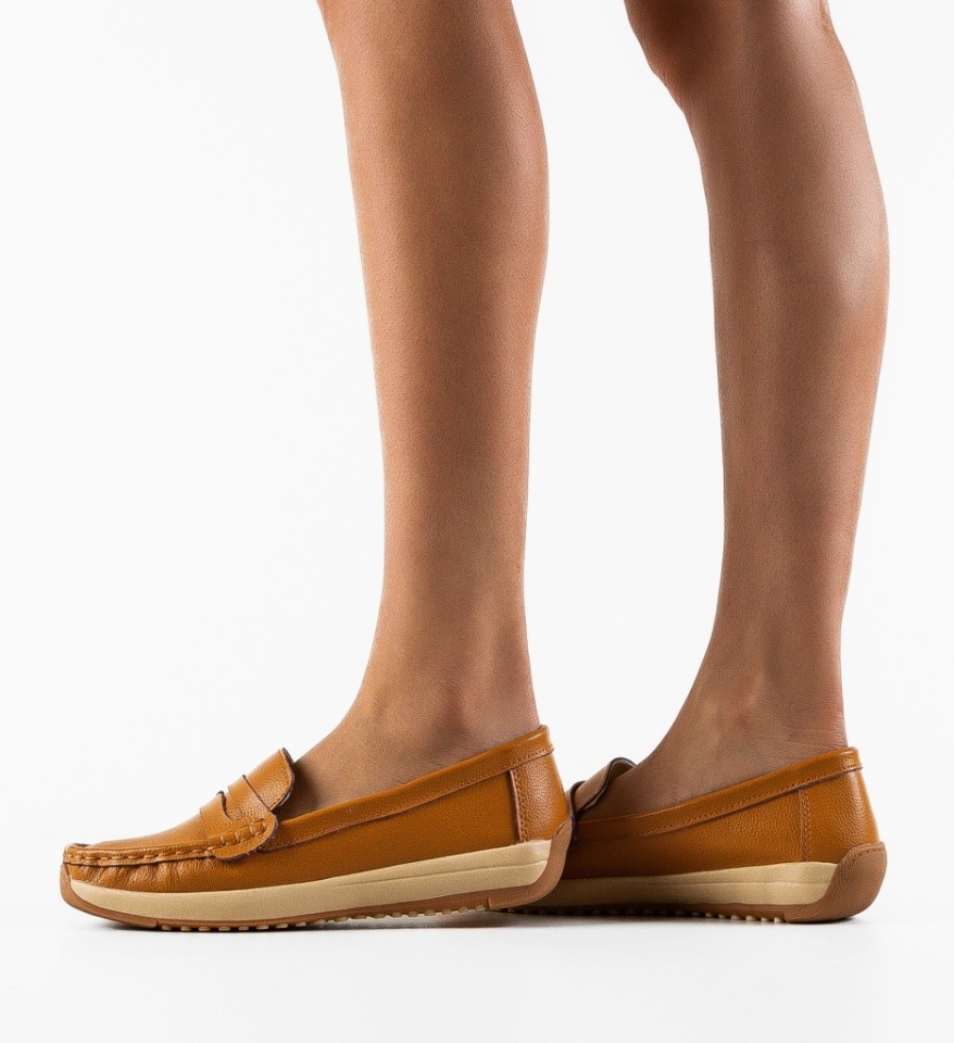 Pantofi Casual Uyteu Camel - Img 4