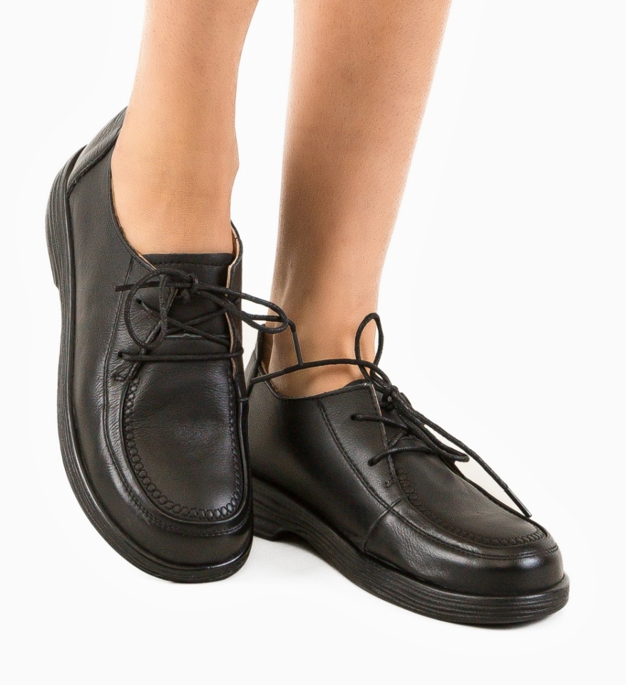 Pantofi Casual Vlobe Negri - Img 6