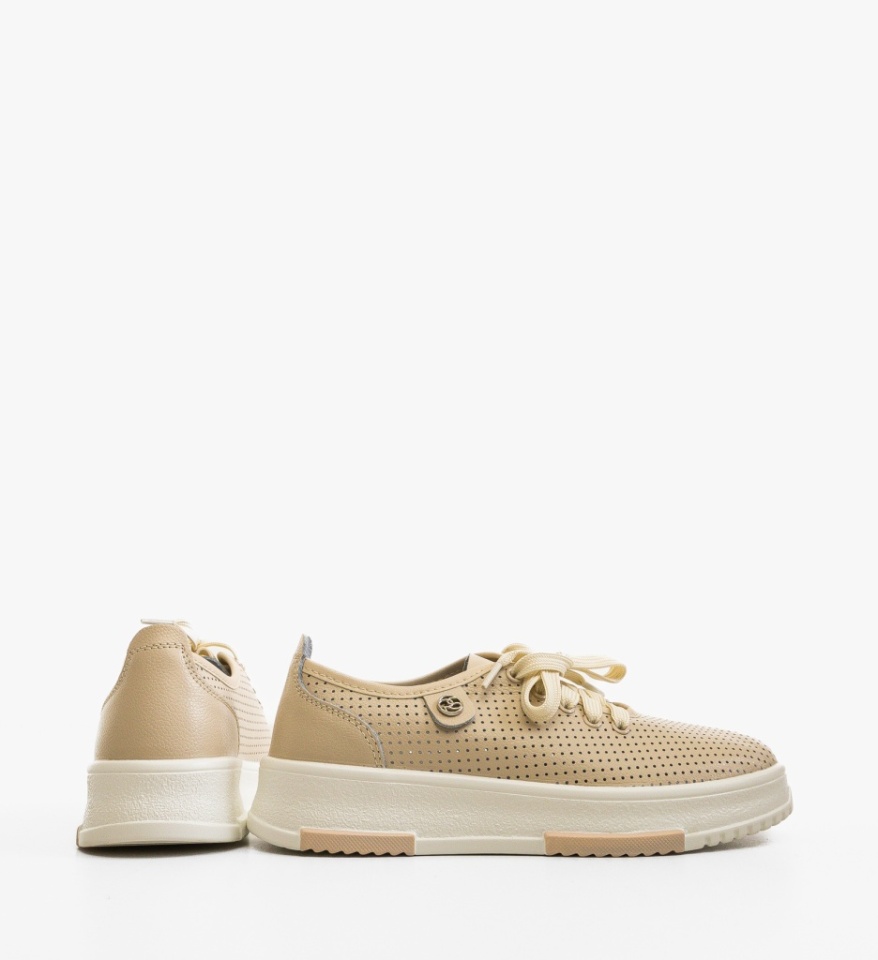Pantofi Casual Ygrysha Bej - Img 2
