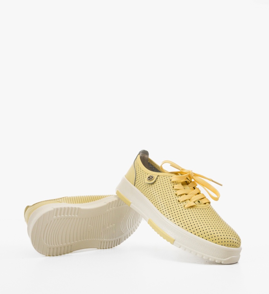 Pantofi Casual Ygrysha Galbeni - Img 3