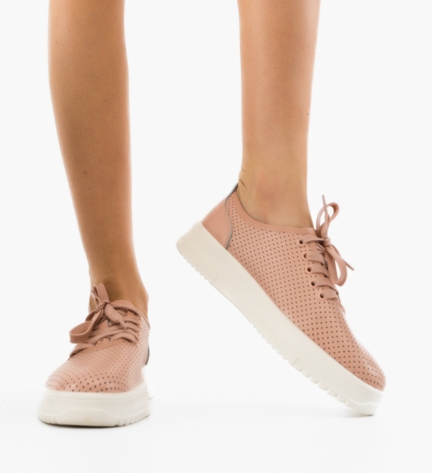 Pantofi Casual Ygrysha Roz - Img 5