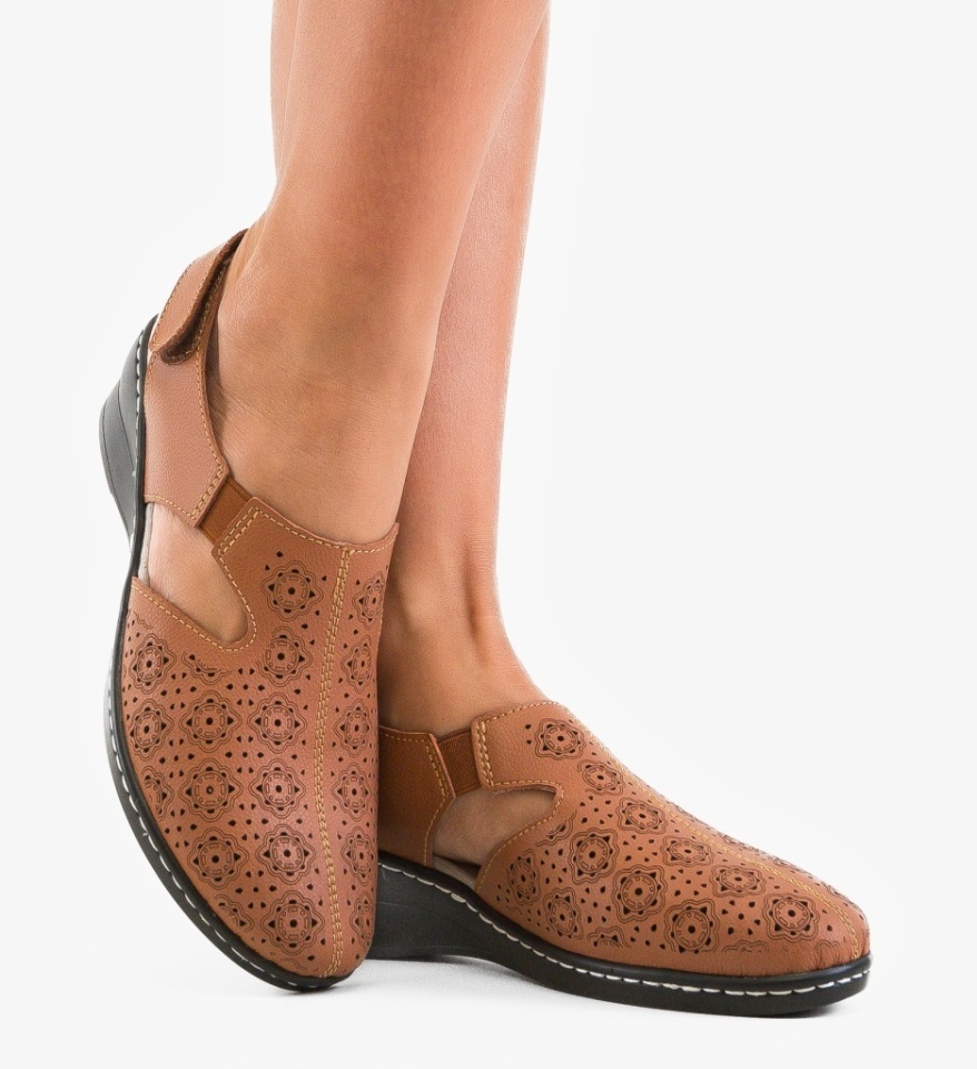 Pantofi Casual Yuhhu Camel - Img 4