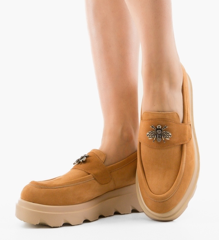 Pantofi Casual Ziete Bej - Img 6