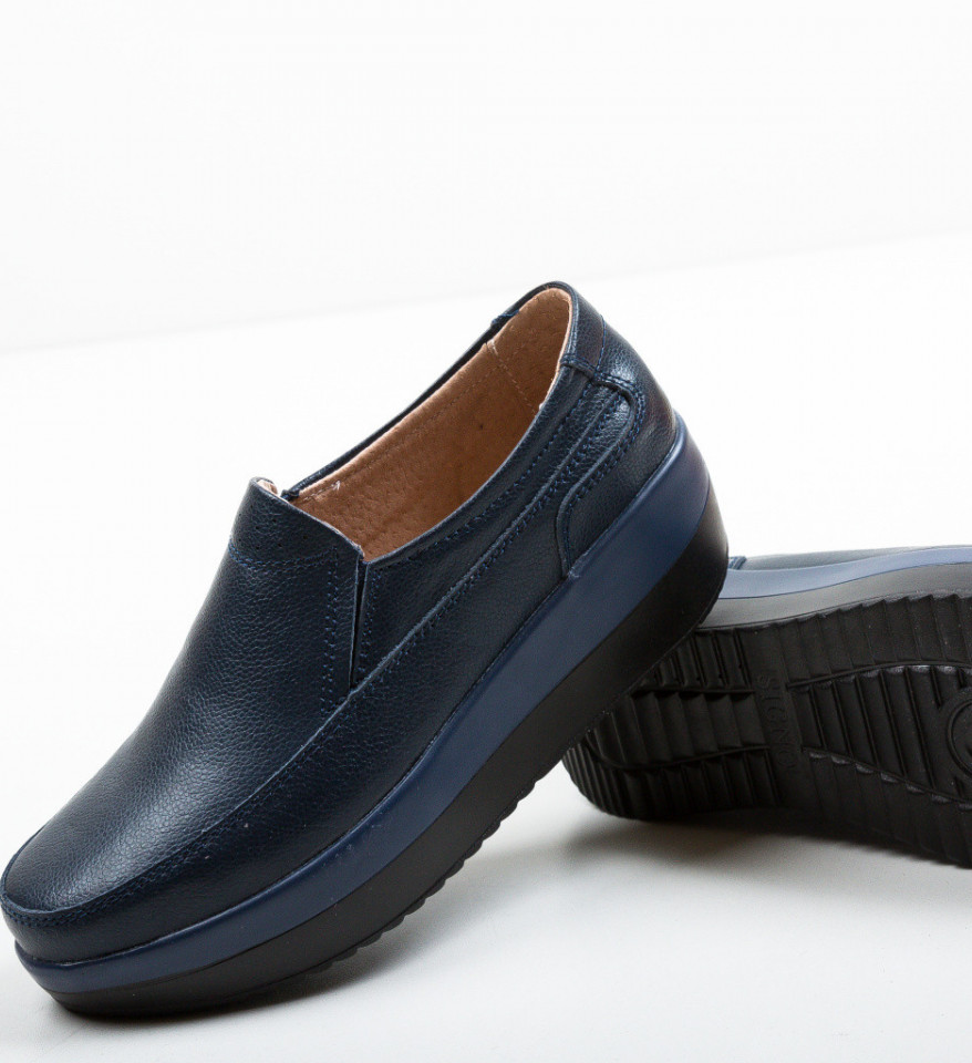 Pantofi Casul Freeman Bleumarin - Img 2