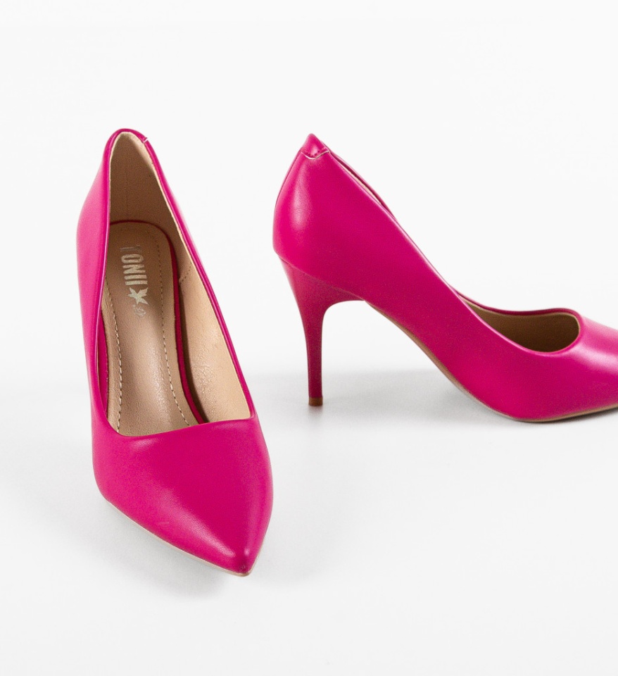 Pantofi cu toc Danube Fuchsia - Img 5