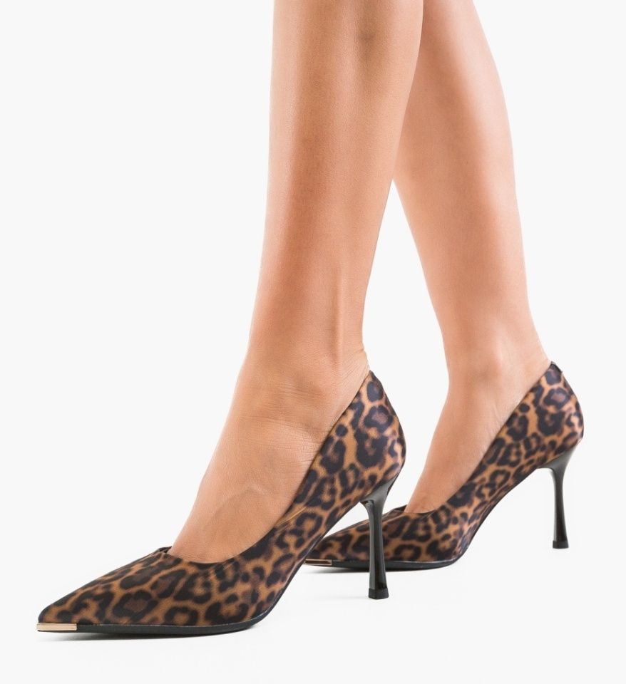 Pantofi cu toc Felly Print - Img 6