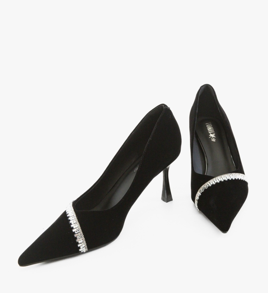 Pantofi cu toc Lecsey Negri - Img 2