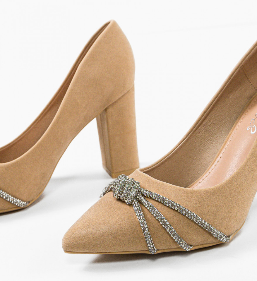 Pantofi dama Baylor Bej - Img 3