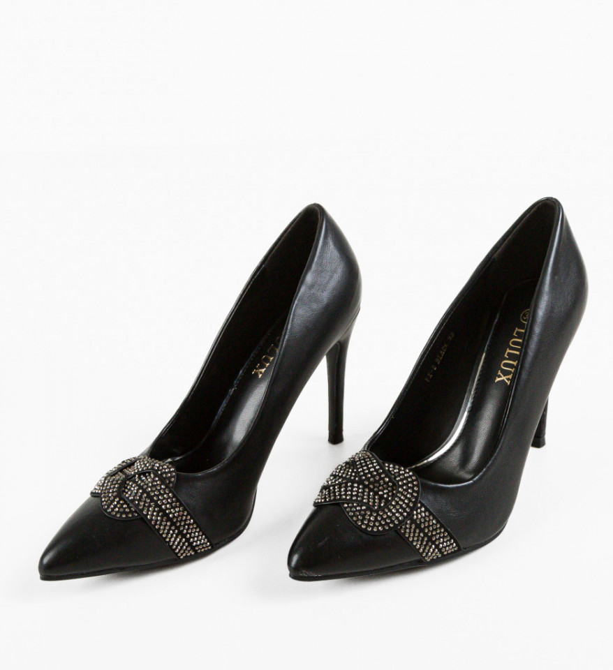 Pantofi dama Brown Negri - Img 3