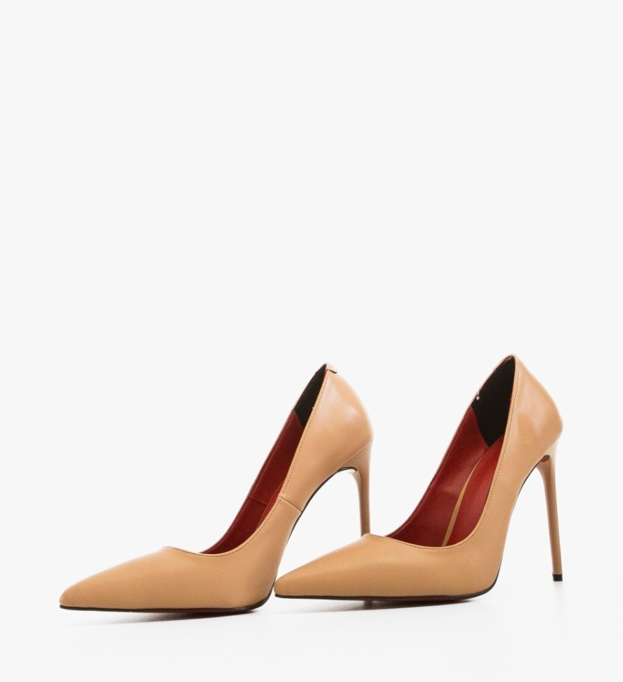 Pantofi dama Butyn Bej - Img 2