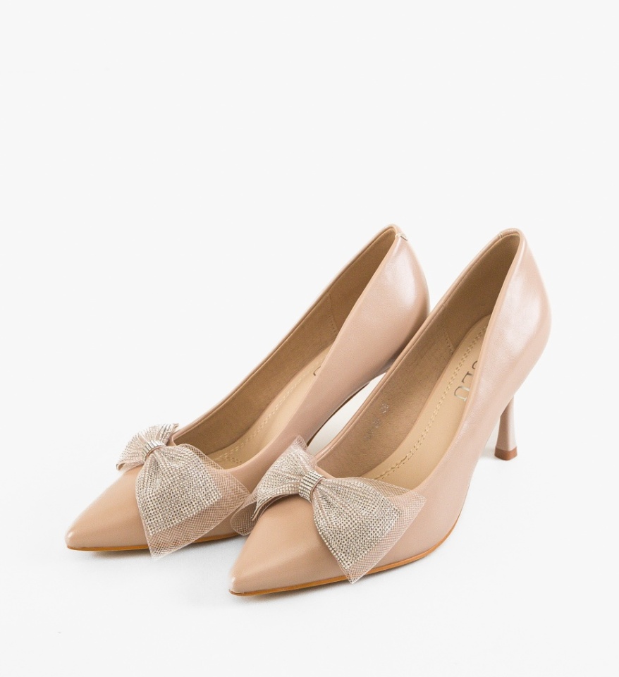 Pantofi dama Bylay Nude - Img 3