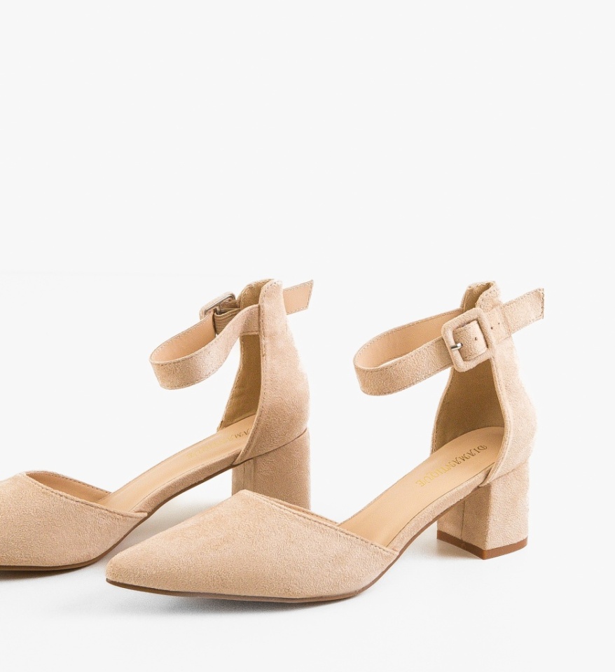 Pantofi dama Cain Bej - Img 3