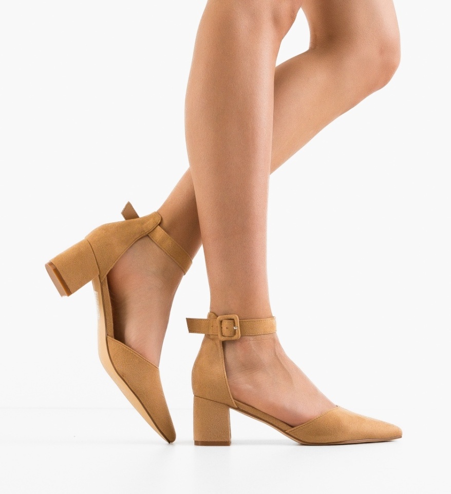 Pantofi dama Cain Camel - Img 5