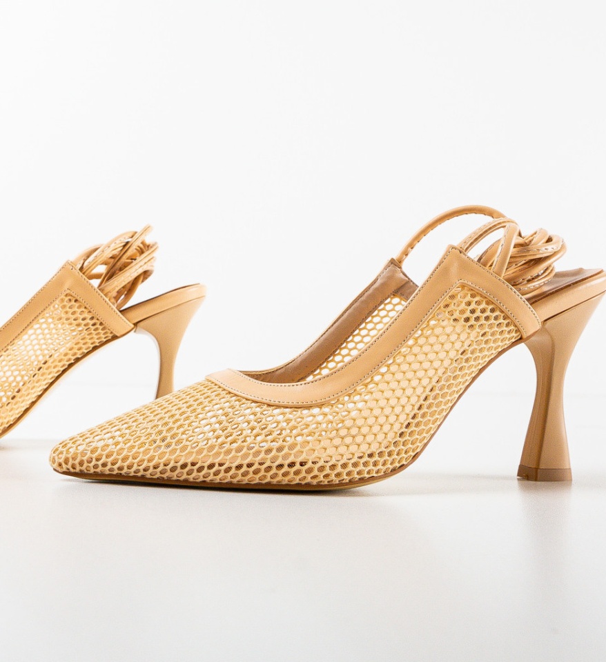 Pantofi dama Carey Bej - Img 10