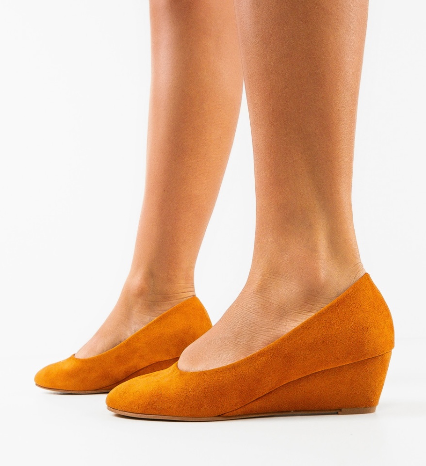 Pantofi dama Carroll Camel - Img 5