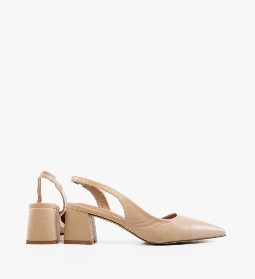 Pantofi dama Deder Nude - Img 5