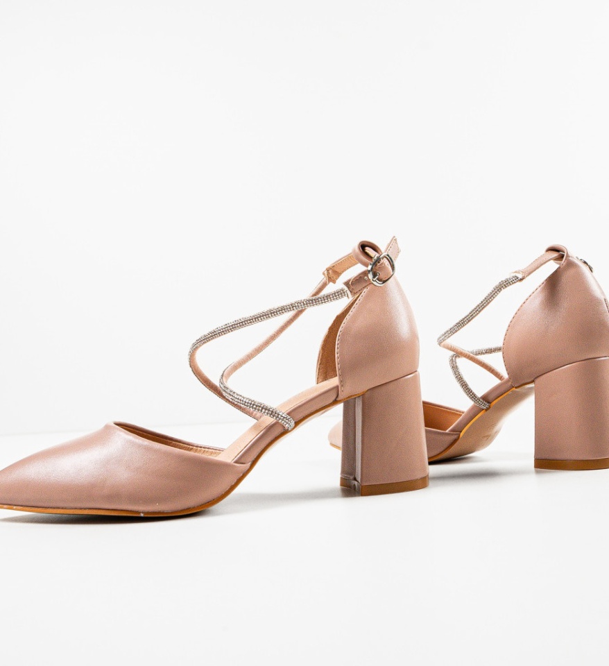 Pantofi dama Dorol Nude - Img 10