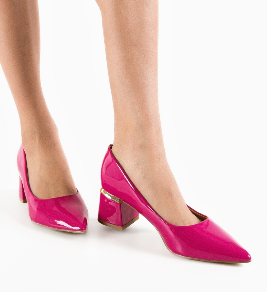 Pantofi dama Fedlimi Fuchsia - Img 6