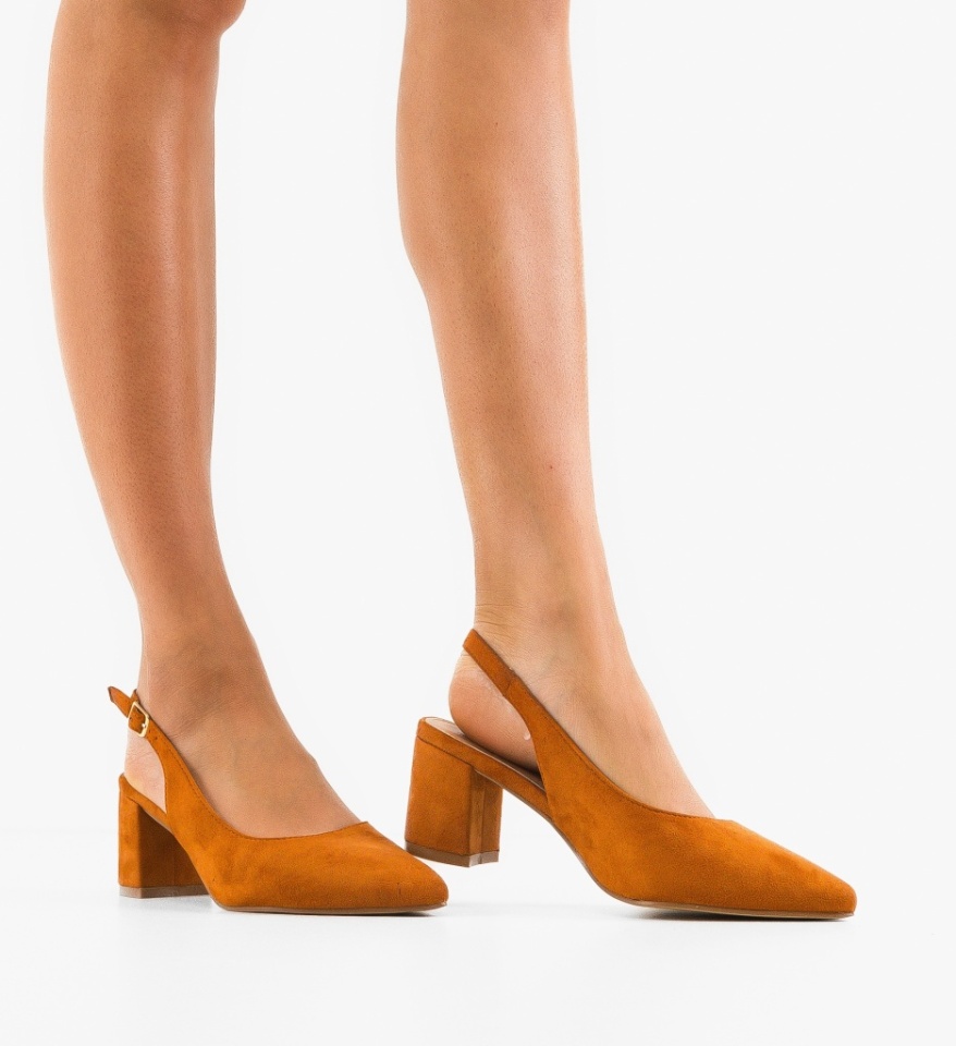 Pantofi dama Gally Camel - Img 6