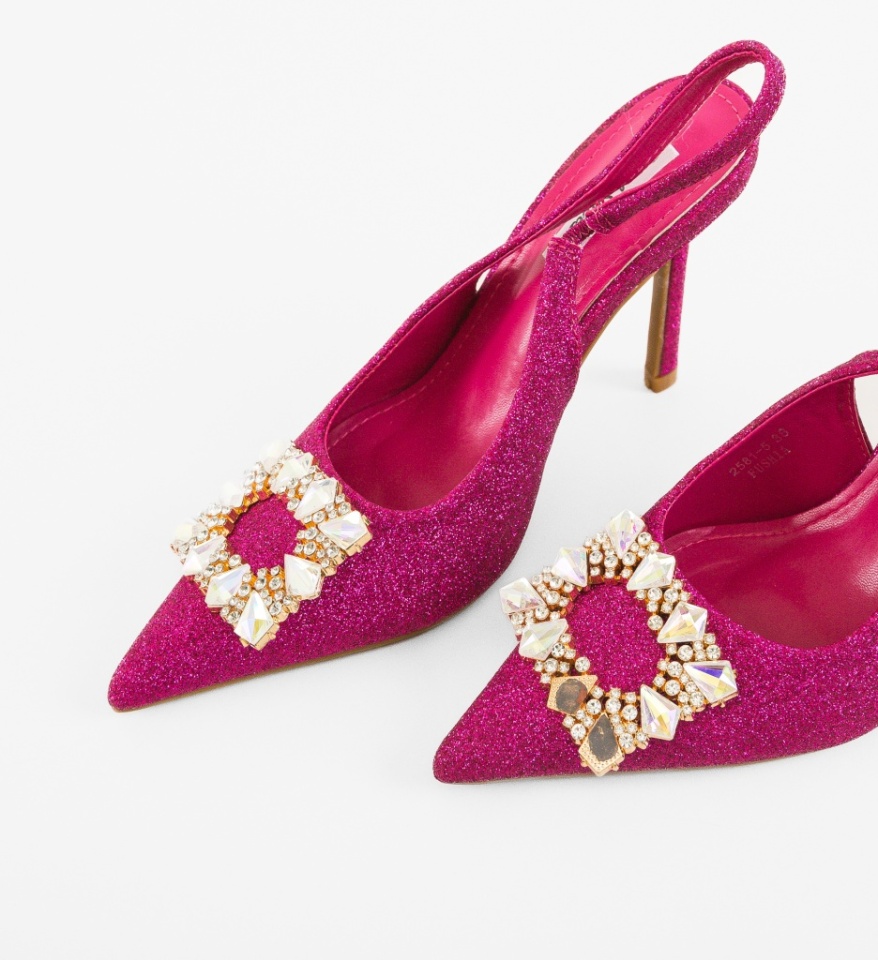 Pantofi dama Hed Fuchsia - Img 2