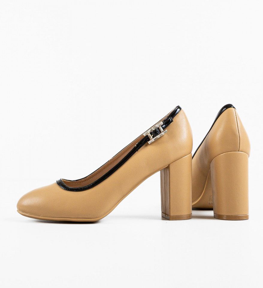 Pantofi dama Hoop Khaki - Img 3