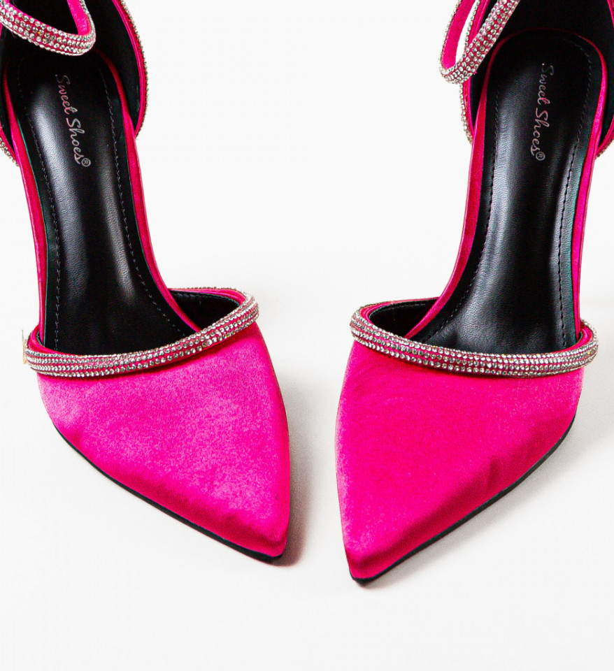 Pantofi dama Huff Fuchsia - Img 4