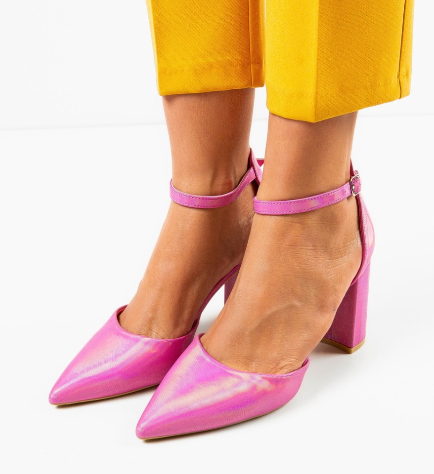 Pantofi dama Hugo Fuchsia - Img 5