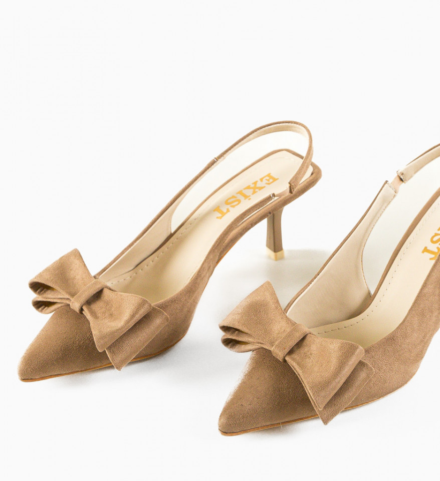 Pantofi dama Hugo Khaki - Img 2
