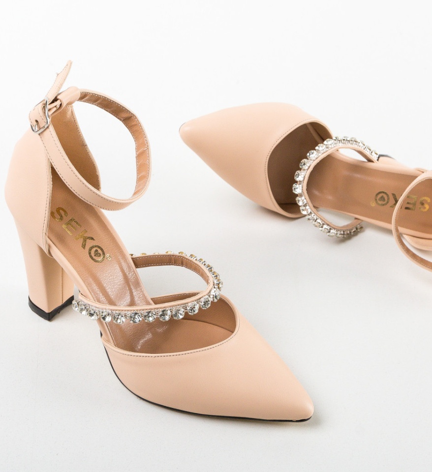 Pantofi dama Indian Bej 2 - Img 12