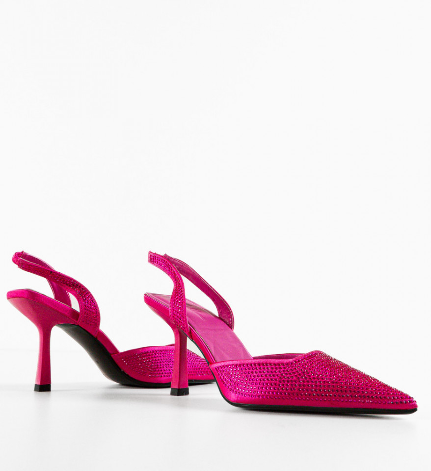 Pantofi dama Natalien Fuchsia - Img 2