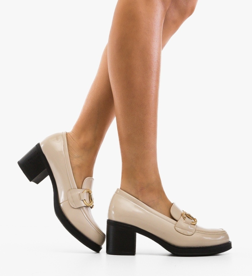 Pantofi dama Oander Bej - Img 5