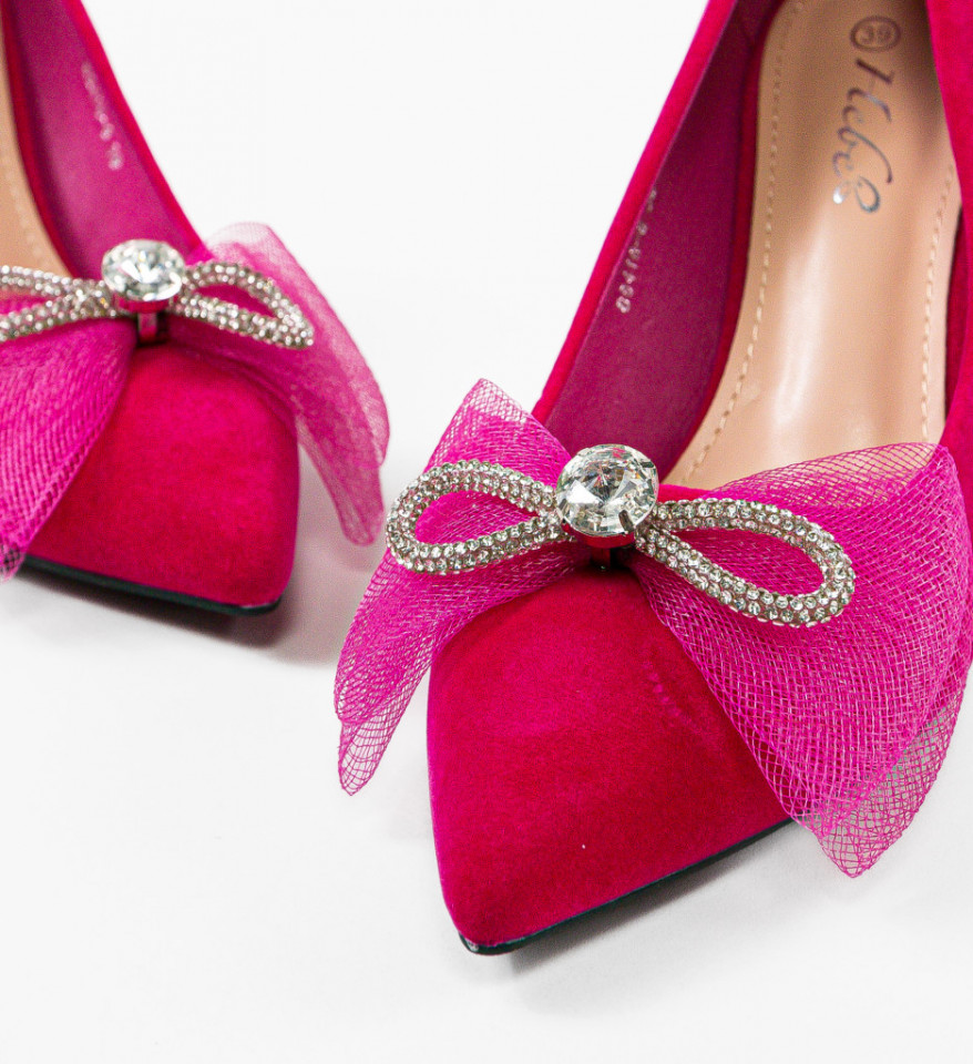Pantofi dama Okeke Fuchsia - Img 4