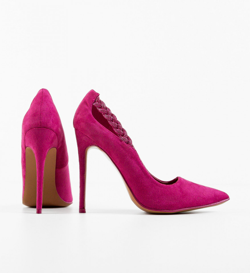 Pantofi dama Peeta Fuchsia - Img 2