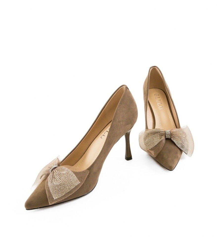 Pantofi dama Rahela Khaki - Img 4